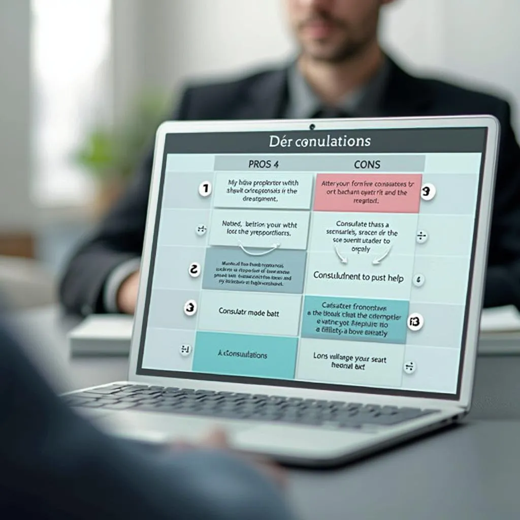 Consultation format decision tool